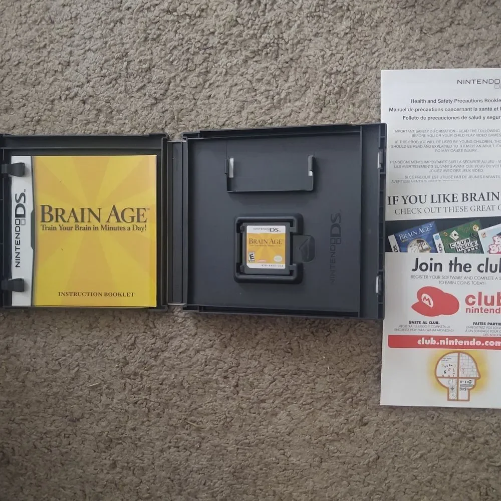 Brain Age for Nintendo DS COMPLETE PRE-OWNED